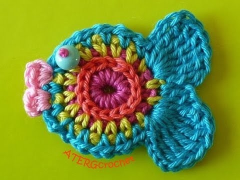 Crochet Fish Applique