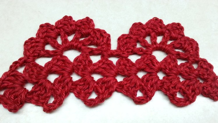 #Crochet Neapolitan Lacy Edge Stitch #TUTORIAL