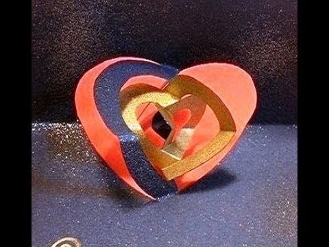 Dancing heart of KiriOrigami paper craft
