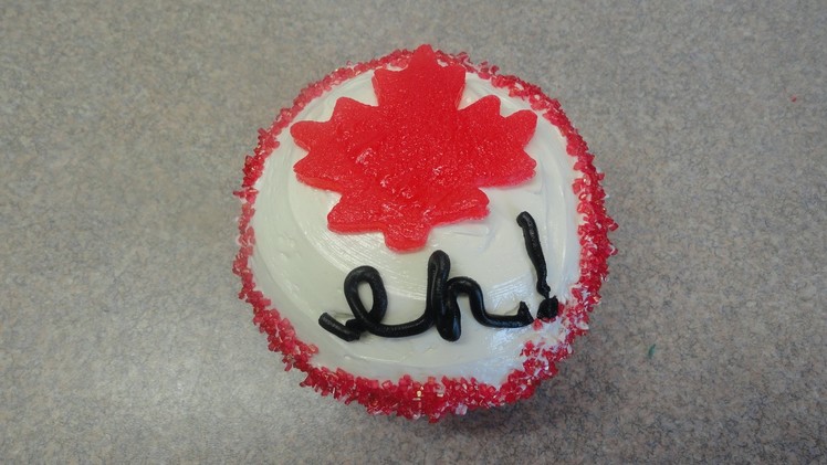 Decorating Cupcakes #105:  Canadian Flag (Canada Day)