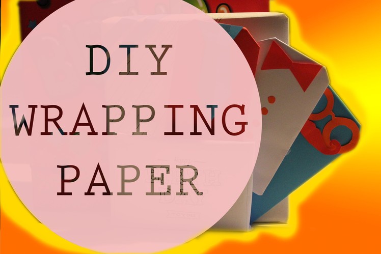 DIY boys. mens Wrapping paper (stopmotion)