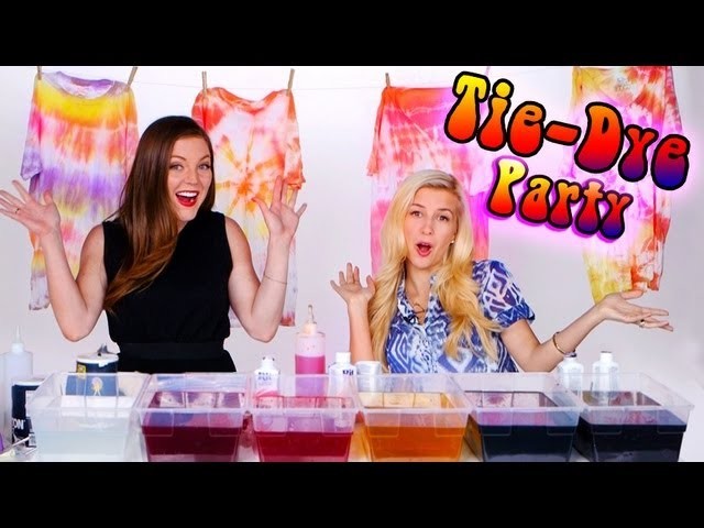 DIY Fashion | How to Tie Dye With Evelina Barry! | Designer DIY