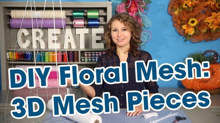 DIY Floral Mesh Part 4 - 3D Mesh Pieces