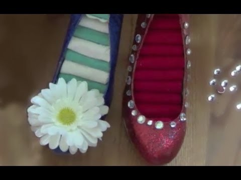 DIY Glitter Shoe Ring Holder -HowToByJordan