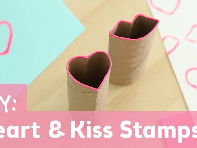 DIY Heart & Kiss Stamps | Valentine's Day DIY