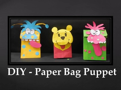 DIY - How to make Paper Bag Puppet