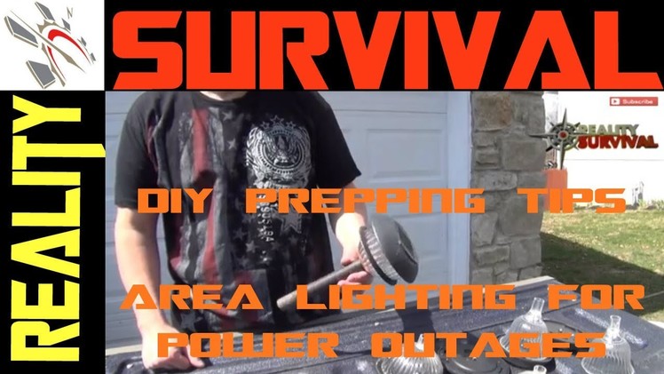 DIY Prepping Tips: Cheap Area Lighting For Power Outages