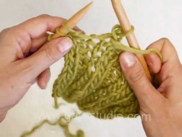 DROPS Knitting Tutorial: How to bind off in rib