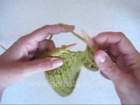 DROPS Knitting Tutorial: How to bind off with yo