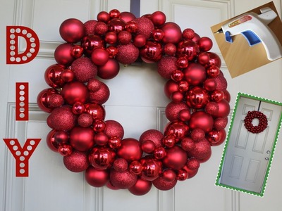 Easy DIY Ornament Wreath