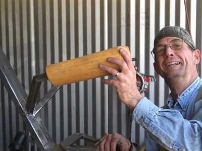 Hand Crafting Log Furniture Arm Rests by Mitchell Dillman