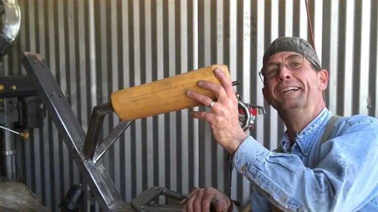 Hand Crafting Log Furniture Arm Rests by Mitchell Dillman