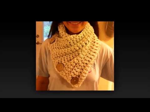 How to crochet a neck warmer