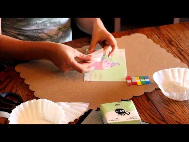 How to Make a 3D Cupcake Liner Invitation