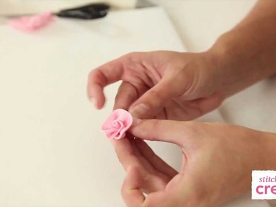 How to make a fondant ribbon rose | Cake Craft Made Easy