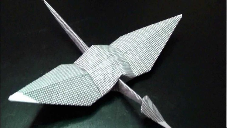 How To Make A Origami Crane With Papper AND Money