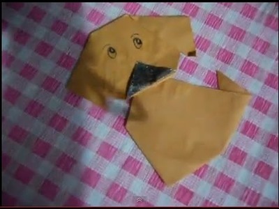 How to make a Origami Paper Dog