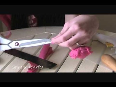 How to make a ring out of tissue paper