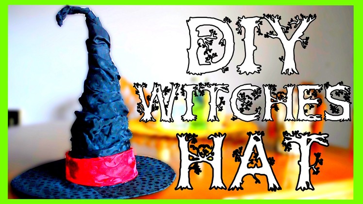 How to make a Witch Hat - Halloween DIY