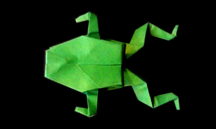 How to make: Origami Frog