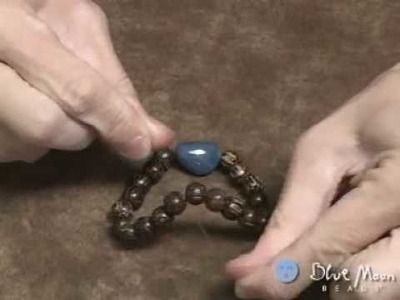 How to use Stretchy Cord to make Jewelry - Blue Moon Beads - Beading. Jewelry Making Video Tutorial