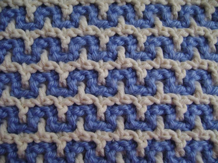 Interlocking Crochet™ - Castle Top