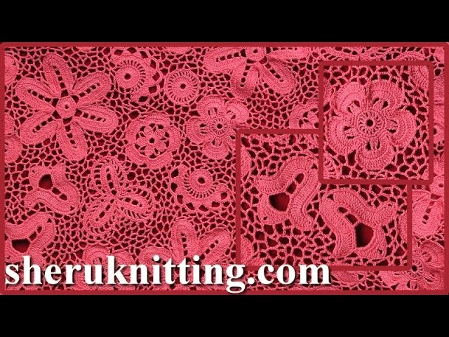 Irish Crochet Lace Tutorial 1 Part 1 of 2 Inspiring Irish Crochet Lace