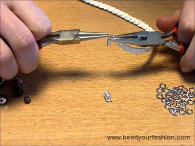 Jewelry making - DIY Project 1: How to decorate a braided bracelet with pendants