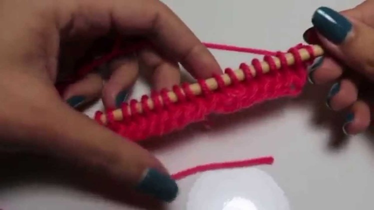 Knit + Purl = Stockinette Stitch