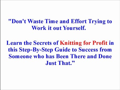 Knitting For Profit - Check Out Knitting For Profit Here!