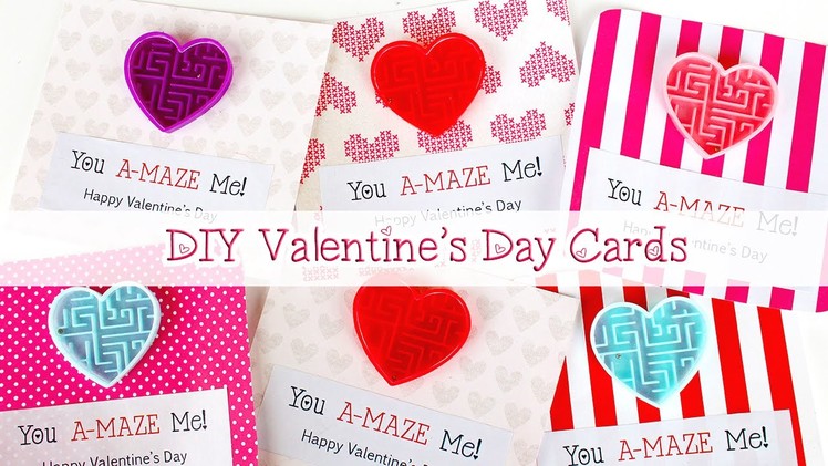Last Minute DIY Valentine's Day Gifts: Valentine's Day Cards (Easy, quick, and cheap!)