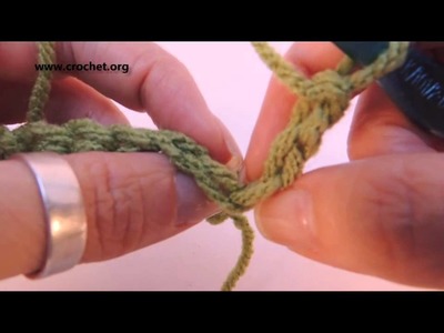 Learn to Crochet: Double Crochet (dc) Right Handed