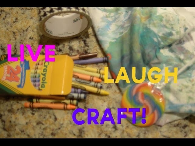 Live Laugh Craft! - How to Make a Sweet Tie-Dye Shirt!!
