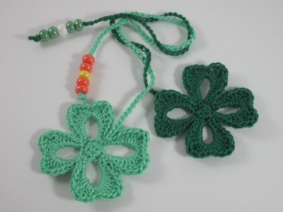 Make a Crocheted Shamrock Bookmark - DIY Crafts - Guidecentral