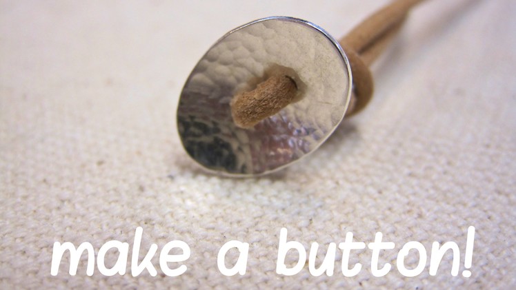 Make a Sterling Silver Button at The Bead Gallery, Honolulu