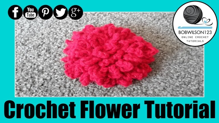 Mums Crochet Flower Tutorial