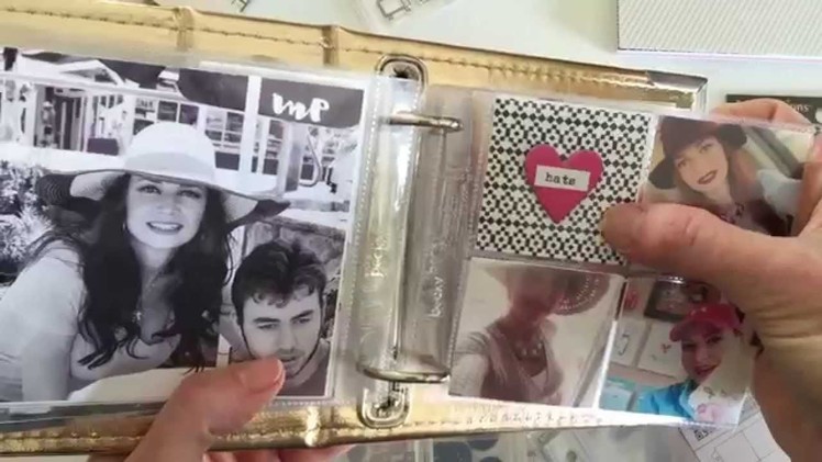 #myselfiescrapbook  Project Life Album Reveal With Four Fuse Tool Pocket Ideas