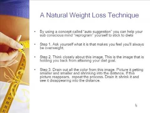 Natural Weight Loss - How To Starve Yourself Of Negative Diet Patterns
