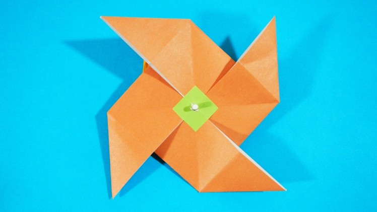 Origami - How to make a Windmill