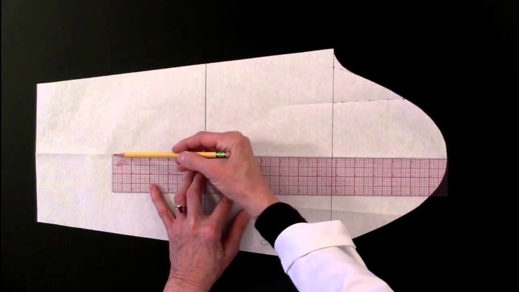 Pattern Making: How to draft a straight sleeve from scratch