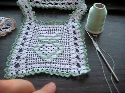 Polyester Crochet thread and motifs