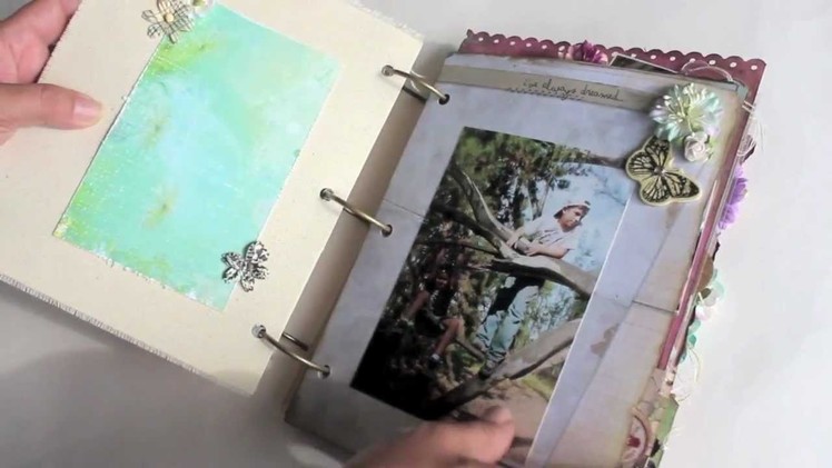 Scrapbooking 2012 Memory Book featuring Prima's Mixed Media Album