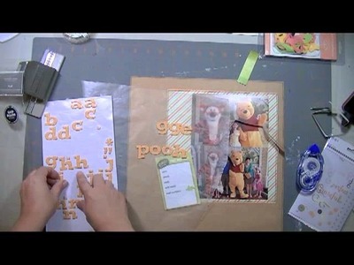 Scrapbooking Process: Meeting Tigger and Pooh (SSO)