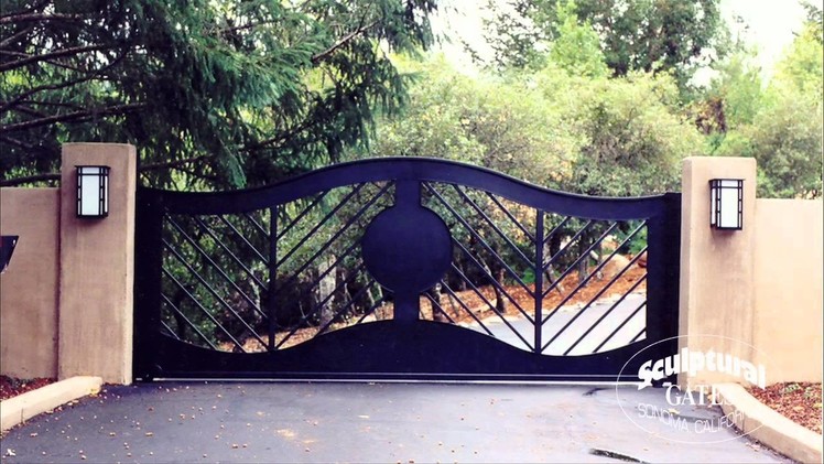 Sculptural Gates - Ornamental Iron Driveway Gate Company