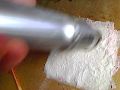 STAMPING TOILET PAPER WHILE WET