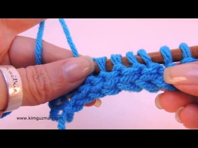 Tunisian Crochet: Twisted Purl Stitch