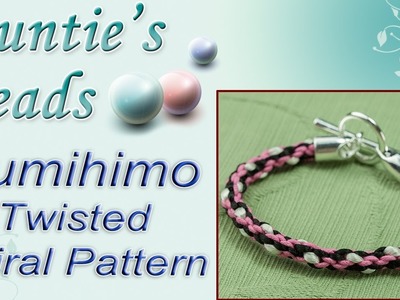 Twisted Spiral Pattern - Kumihimo Episode 3