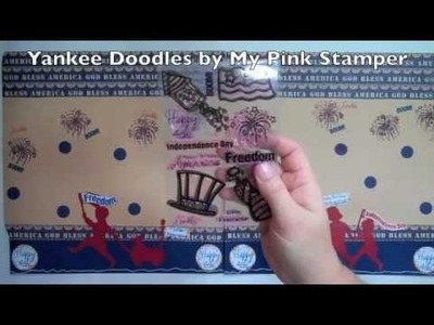 Yankee Doodles - 2 Page Scrapbook Layout