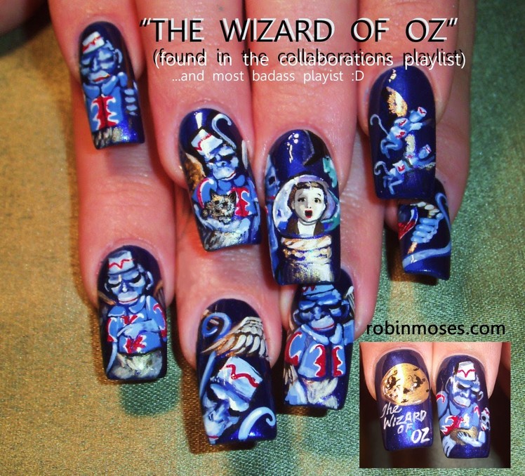 10 Nail Art Tutorials | DIY Nail Art Designs for Long Nails | The Wizard of Oz
