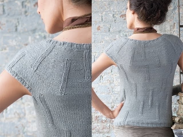 #11 Scoop Neck Top, Vogue Knitting Holiday 2010